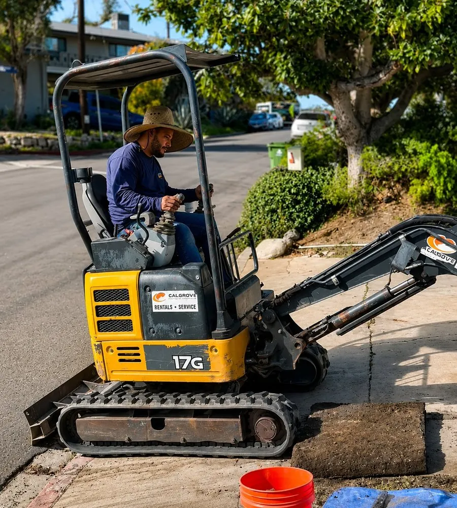Sewer line excavation Los Angeles